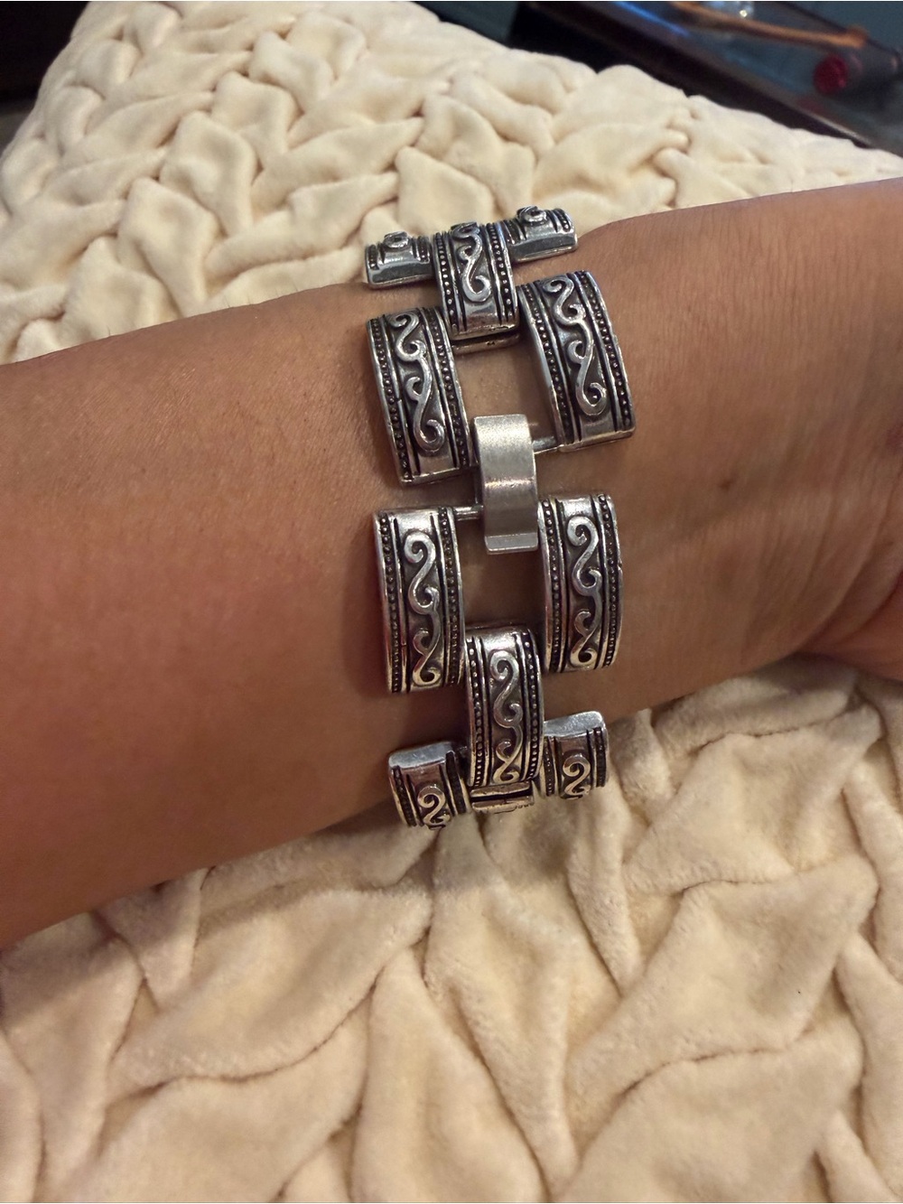 Brighton Silver Decorative Link Bracelet - Picture 6 of 14